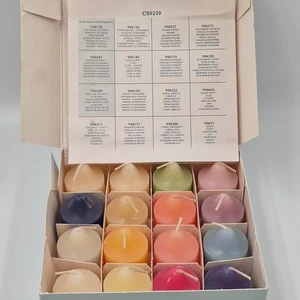 PartyLite 16 Piece Votive Candles Variety Sampler Set CS0220 Exclusive Retired  - Picture 1 of 10