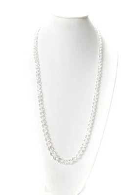 Collar de cuentas graduadas de cristal de plomo vintage de diseñador para mujer 34" Foto 1 de 4