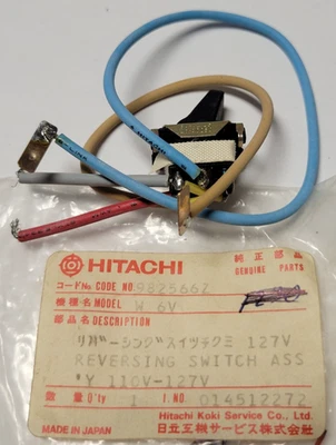 Hitachi 982-566Z 982566Z NOS Genuine OEM Reversing Switch for W6 W6SA W6V W6VA - Image 1 of 4