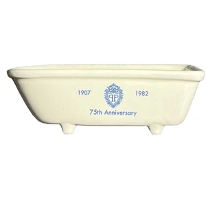 Vintage The Plaza 1907-1982 75th Anniversary Miniatur Badewanne Seifenschale gebraucht - Bild 1 von 10