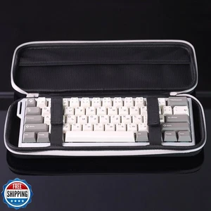 Arctic-Fox 65%-75% 84-Key Mechanical Keyboard Case,Hard Shell Travel Carrying - Picture 1 of 5