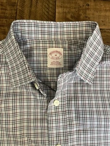 Brooks Brothers Men’s Traditional Fit LS Button Down Non-Iron Plaid Medium 310 - Picture 1 of 7