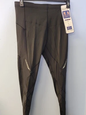 CW-X Stabilyx Joint Support Compression Tights (Black) Men's Workout L - 225809A - Image 1 of 4
