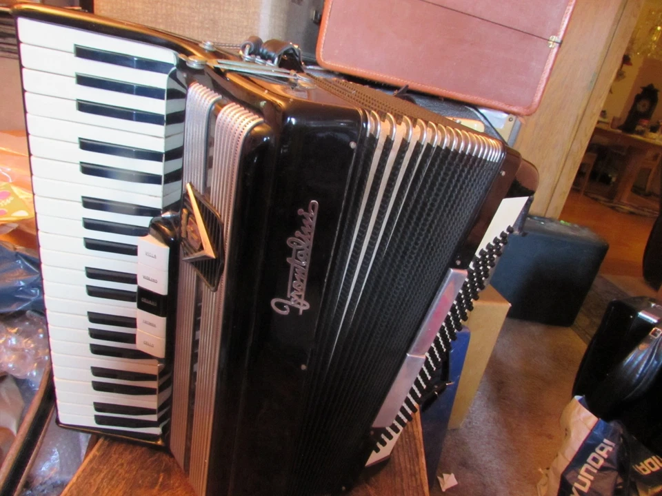 Acordeón, Frontalini, 120 bajos, 19" KB,.3/5 cañas, LMM, buen estado Foto 1 de 4