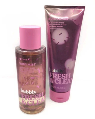 VICTORIA'S SECRET- Bubbly FRESH CLEAN- Fragrance Mist & Lotion 8.4 Oz / 8.0 Oz - Image 1 of 3