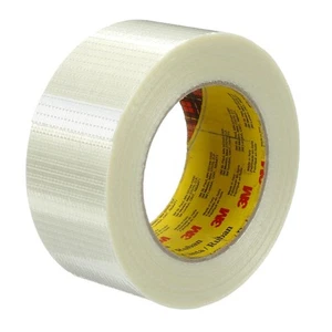Scotch Bi-Directional Filament Tape 8959 Transparent, 50 mm x 50 Transparent - Picture 1 of 3