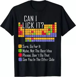 Can I Lick It Funny 100 days of School Periodic Table T-Shirt Hoodie - Picture 1 of 17