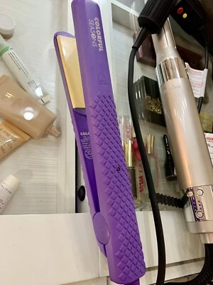 Herstyler Colorful Seasons 7 Ceramic Flat Iron Straightener Purple - Image 1 of 3