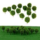 30 pièces aménagement paysager paysage modèle topiaire arbres train diorama disposition 1/100 échelle HO