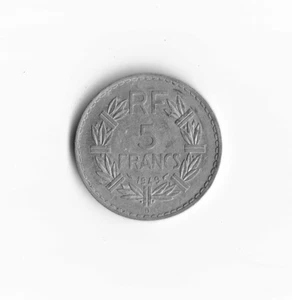 1949 France - 5 Francs - 829 - Aluminum - 3.5g - Picture 1 of 2