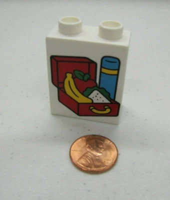 Lego Duplo Lunch Box Food Thermos Block Specialty Printed Block For School Work - Image 1 of 3