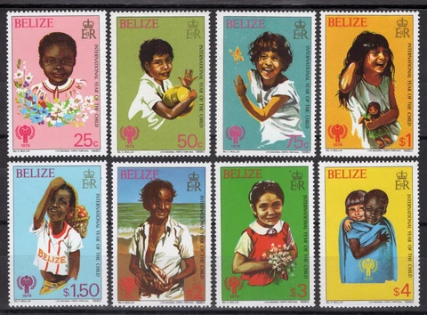 ZAYIX Belize 490-497 MNH Intl. Year of Child Children 082322S234 Cover