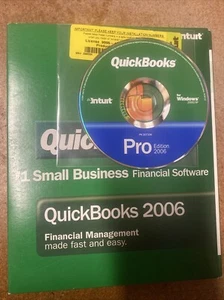 Intuit Quickbooks Pro 2006 Small Business Financial Software For Windows - Picture 1 of 3