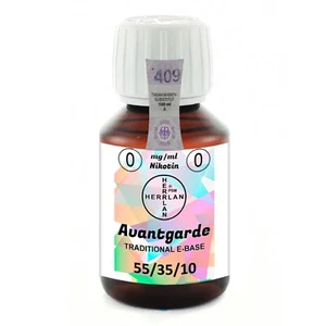 100 ml Avantgarde E-Base - 55/35/10 ohne Nikotin mit Steuerbanderole - Bild 1 von 1