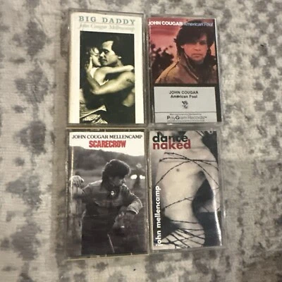 Danced Naked Scarecrow Big John Cougar Mellencamp/John Mellencamp Cassette Lot 6 - Image 1 of 4