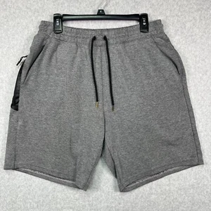 Member’s Mark Shorts Men’s Large Gray Athletic Gym Activewear Drawstring Workout - Picture 1 of 10