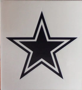 Dallas Cowboys static cling NFL Window Decal Car Sticker Made in USA Lic Rico - Picture 1 of 6