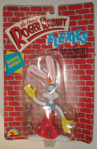 Who Framed Roger Rabbit Roger Rabbit  "Flexies" action figure LJN 1988 Cover