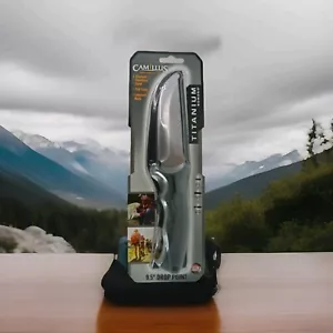 Camillus Titanium Bond Stainless Steel Full Tang 9.5" Drop Point Camping Knife - Picture 1 of 2