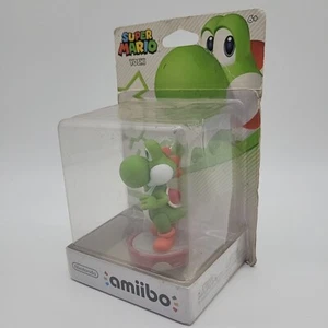 Yoshi Super Mario Series Nintendo Amiibo Figure Factory Sealed Free Shipping - Picture 1 of 2