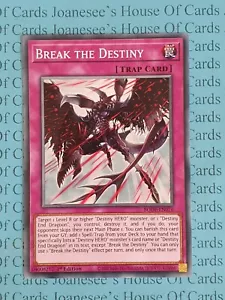 Break the Destiny BODE-EN076 Common Yu-Gi-Oh Card 1st Edition New - Picture 1 of 3