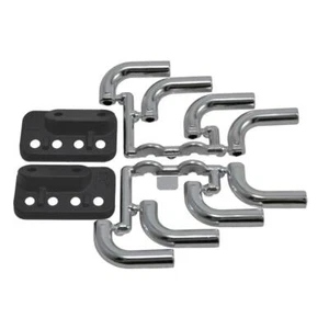 RPM 70853 Zoomies Mock Exhaust Header Chrome : 1/8 / 1/10 RC Car Bodies - Picture 1 of 1