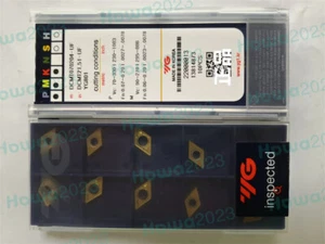 10 pz/scatola YG DCMT070204-UF YG801 DCMT21.51-UF inserti in carburo lama tornitura CNC - Foto 1 di 4