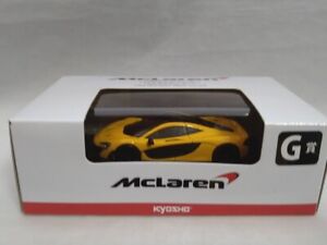 KYOSHO 1/64  McLaren P1 Yellow Diecast Model Car  Free/Shipping From/Japan