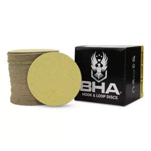100 Pack - 5" Inch 80 Grit No Hole Hook & Loop Sanding Discs Orbital DA Disks - Picture 1 of 7