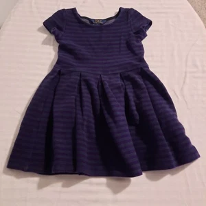 Polo Ralph Lauren Striped Dress Girls Size 6 - Picture 1 of 6