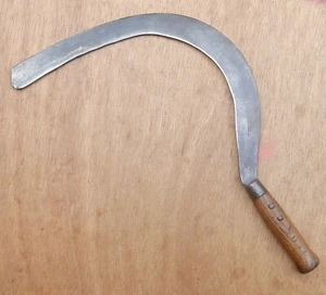 Vintage Bulldog English Tools Ltd Hoz Nº 2, bonito mango original - Imagen 1 de 5
