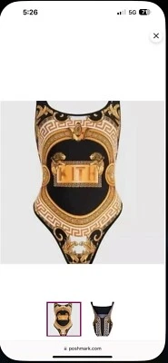 Versace Printed One-Piece Swimsuit Womens NWT (Large) - Image 1 of 2