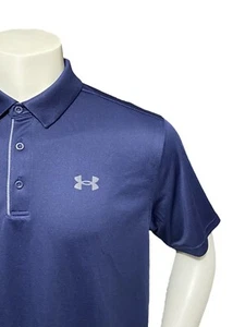 Under Armour Stretch Men’s Casual Polo Shirt Size Adult Large Golf Short Sleeve - Picture 1 of 15