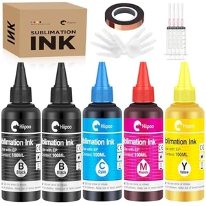 500ML Sublimation Ink Refill for ET2400 ET-2720 ET-2760 ET-2800 ET-2803 ET-28... - Afbeelding 1 van 7