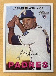 Jabari Blash Rookie 2016 Topps Heritage #597 San Diego Padres Mint - Picture 1 of 3