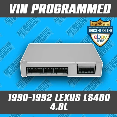 1991 Lexus LS400 4.0L AT ECM ECU PCM 89661-50032 REMANUFACTURED & FLASH UPDATED - Image 1 of 4