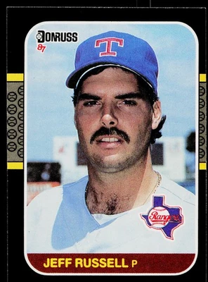 1987 Donruss - Jeff Russell #550 - Texas Rangers *EX* - Image 1 of 2
