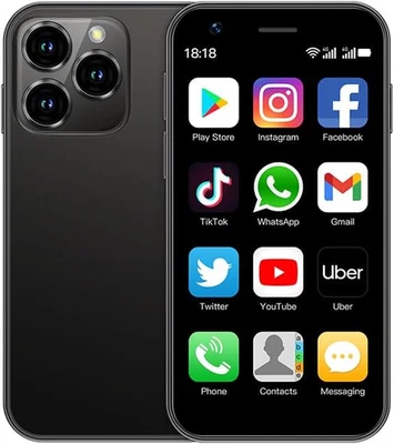 Hippoo Mini Phone, Piccolo Telefono 4G Da 3,0 Pollici, Doppia SIM Card, Batteria - Immagine 1 di 4