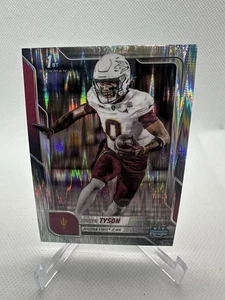 Jordyn Tyson 2025 Bowman U Chrome 1st Stealth Refractor ASU RC - Bild 1 von 3