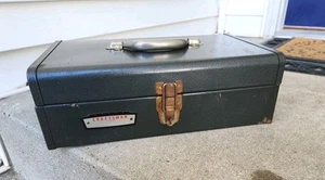 Vintage Craftsman Crown Logo Metal Tool Saw Box - Picture 1 of 14