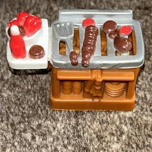 Fisher Price Sweet Streets Dollhouse Barbeque Grill - Picture 1 of 1