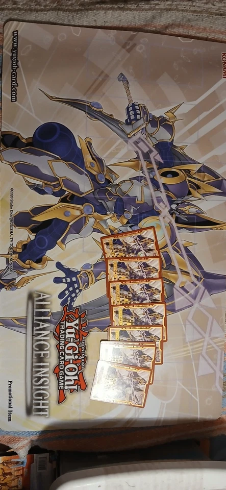 Yugioh Nuevo Pre Lanzamiento Alfombra de Juego y Promo Centros de Campo Como Nuevo Konami Foto 1 de 1