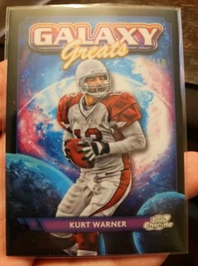 2024 Topps Cromo Cósmico Kurt Warner Galaxy Greats Disco/10 Arizona Cardinals - Imagen 1 de 4