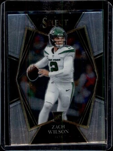 Zach Wilson 2021 Panini Select Premier Level Base RC # 144, New York Jets - Picture 1 of 2