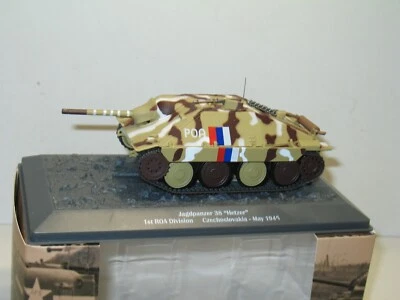 Altaya 1:43, Große Panzer Hetzer POA Militär Deutsch Camo Gelb - Bild 1 von 3