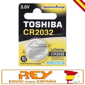 Pila Boton TOSHIBA CR2032 3V Tipo Botón Litio Blister Nuevo Gran Calidad b127 vr - Imagen 1 de 9
