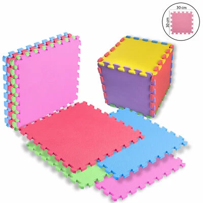 FB FUNKYBUYS EVA ineinandergreifende Weichschaum Spielmatte Kinder Gym Yoga Übung Fitness Bodenfliesen