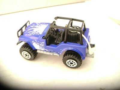 Matchbox Superfast #37 Blue Jeep 1983 4x4 Foto 1 de 3