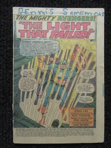 The Avengers #35 Dec 1966 Coverless But Complete Inside Pages See Description - Picture 1 of 4