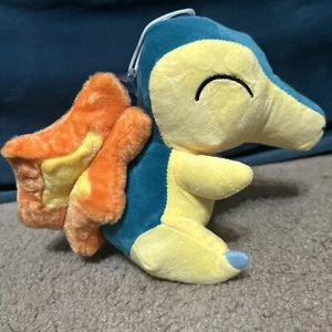 Cyndaquil Pokemon Fit Plush Sitting Cuties Pokemon Center Japan Official Toy NEW - Picture 1 of 7